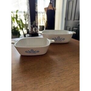 Cornflower Corning ware Dishes set 6” and 8”